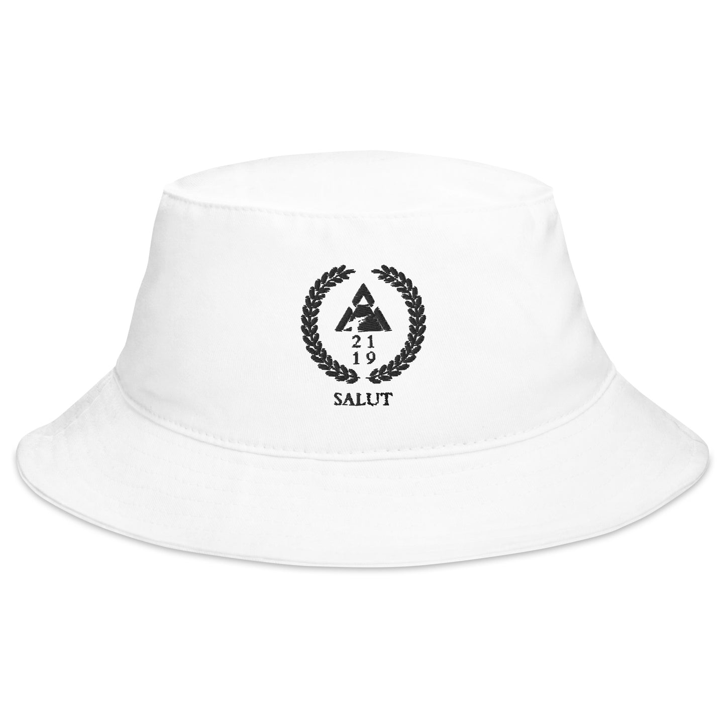 2119 Salut Classic Logo White Bucket Hat