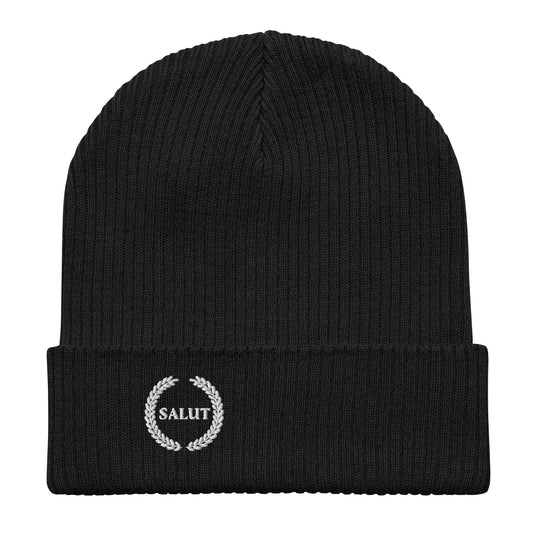 Organic Salut ribbed beanie